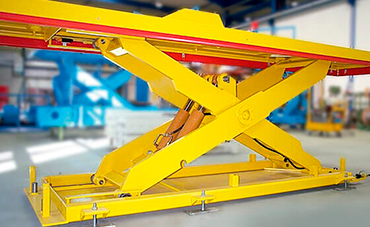 Mesa elevadora tijera